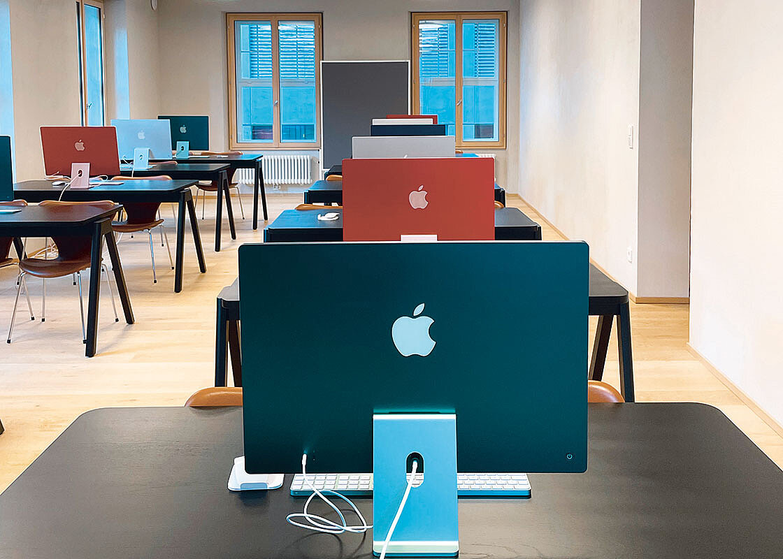 Imac Raum am Digital Campus Vorarlberg