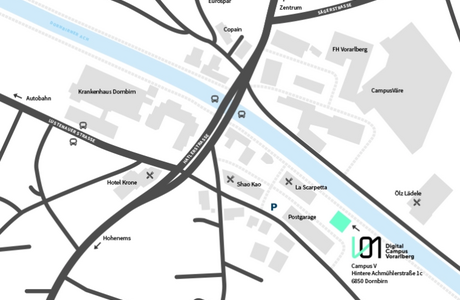 Anfahrtsplan Dornbirn