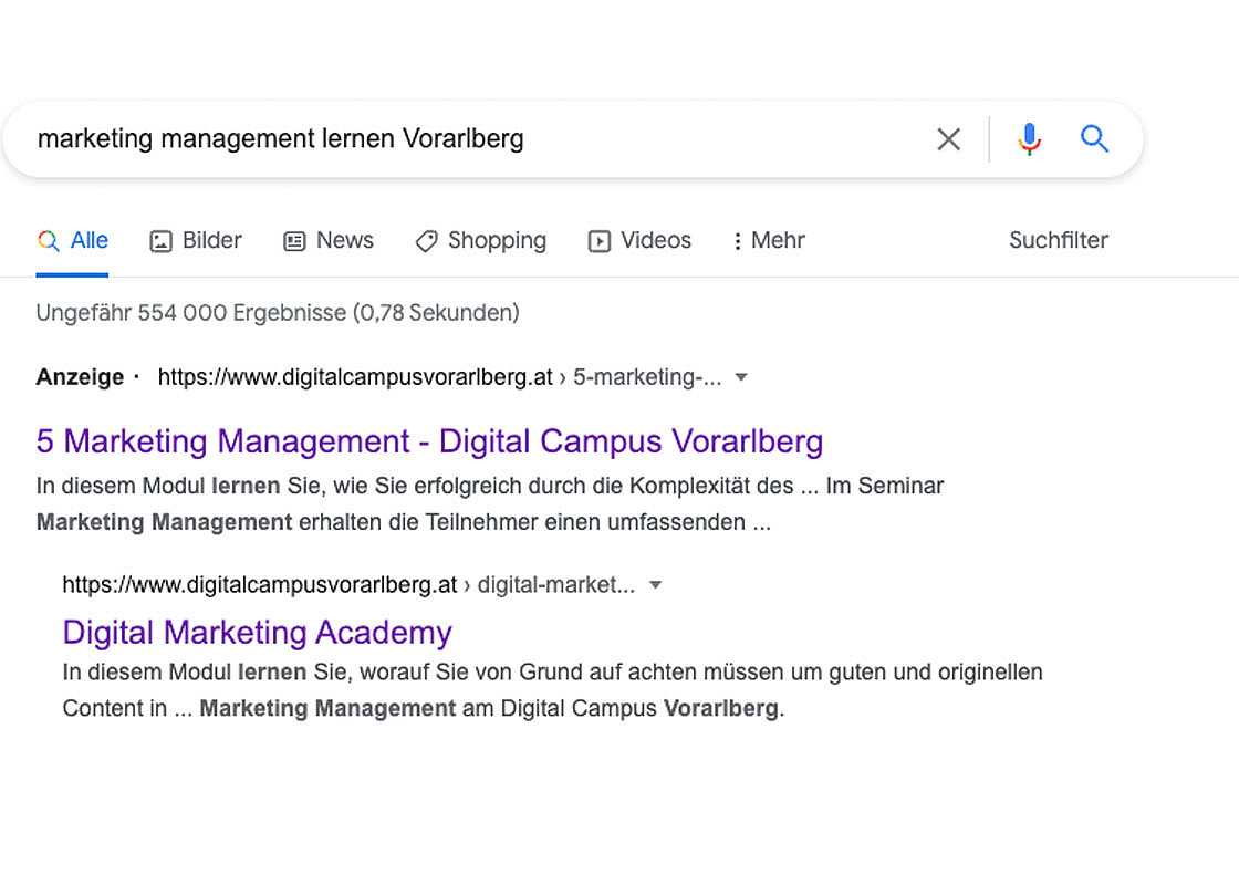 Suchmaschinenmarketing ist Pull Marketing